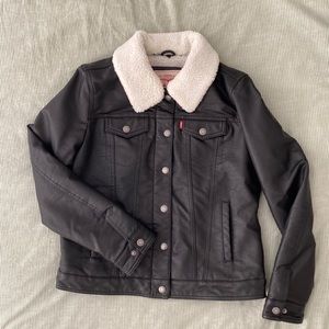 Levi Strauss Sherpa Leather Jacket